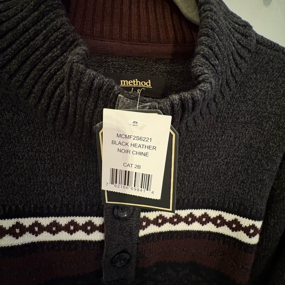 Mark’s Men's Black and Brown Sweater - Picture 3 of 5